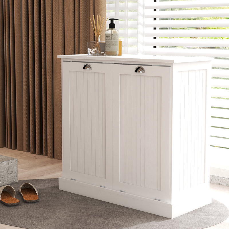 iYofe Kitchen Trash w Tilt Out Trash Free Standing Laundry